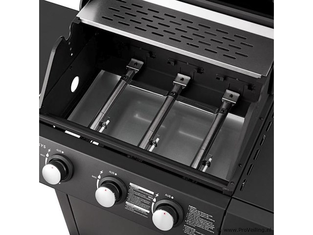 Gasgrill / barbecue louisiana 3 branders - afbeelding 9 van  14