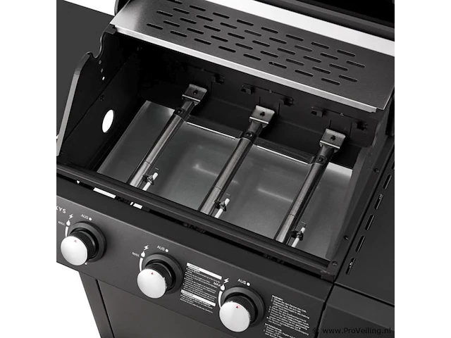 Gasgrill / barbecue louisiana 3 branders - afbeelding 9 van  14