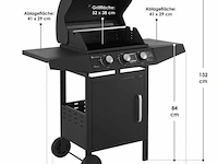 Gasgrill / barbecue louisiana 3 branders - afbeelding 11 van  14
