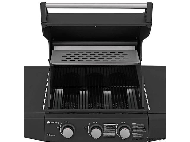 Gasgrill / barbecue louisiana 3 branders - afbeelding 6 van  14