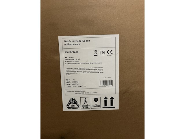 Gashaard voor buitengebruik - afbeelding 3 van  4