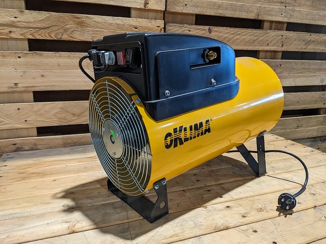 Gasheater, oklima, sg120-a, geel, 2024 - afbeelding 2 van  9