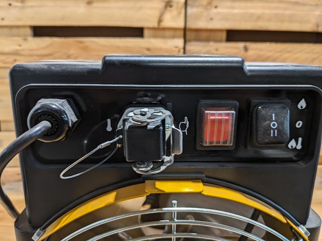 Gasheater, oklima, sg120-a, geel, 2024 - afbeelding 4 van  9