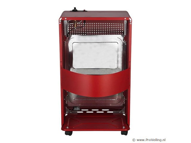 Gaskachel - 3 standen - max 4200 watt - rood - afbeelding 4 van  7