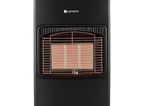 Gaskachel - 3 standen - max 4200 watt - zwart - afbeelding 1 van  7