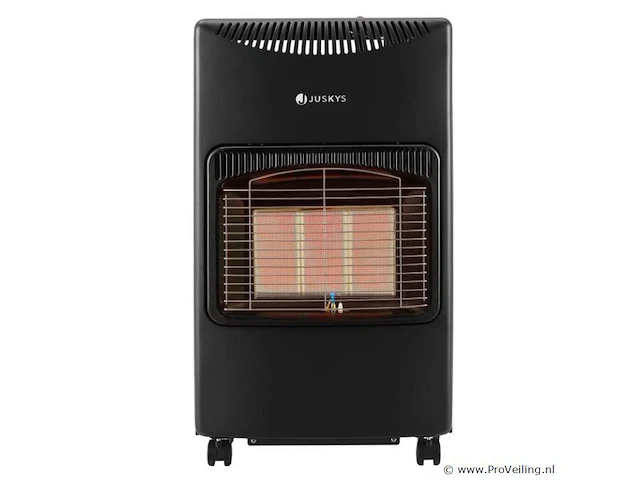 Gaskachel - 3 standen - max 4200 watt - zwart - afbeelding 1 van  7
