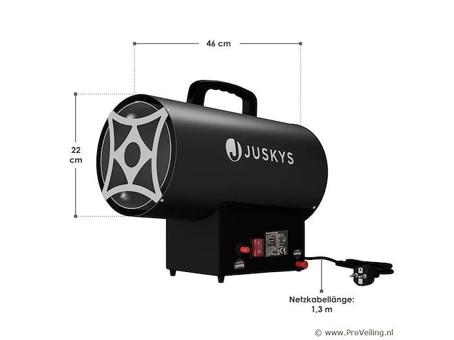 Gaskachelventilator 30 kw - afbeelding 7 van  7