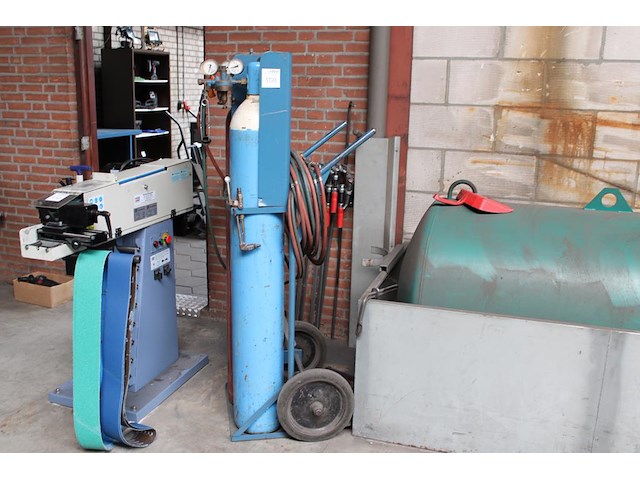 Gaskar met branderset. let op: exclusief gasflessen. - afbeelding 1 van  2