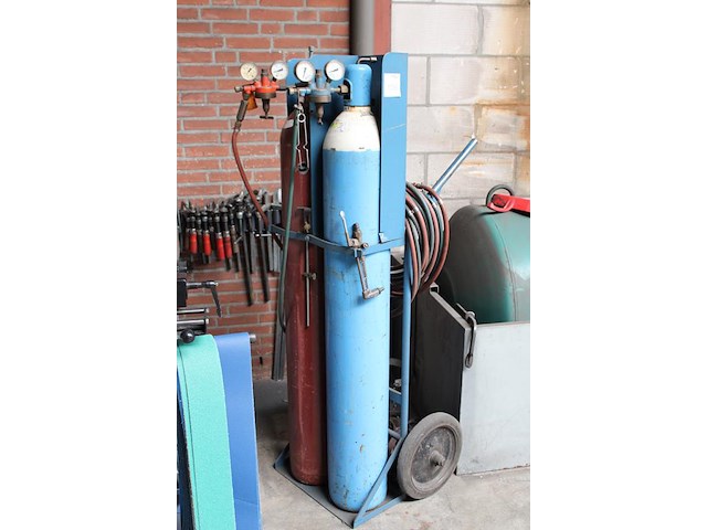 Gaskar met branderset. let op: exclusief gasflessen. - afbeelding 2 van  2