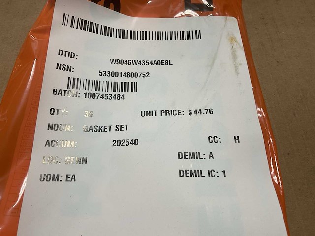 Gasket set (36x) - afbeelding 5 van  5