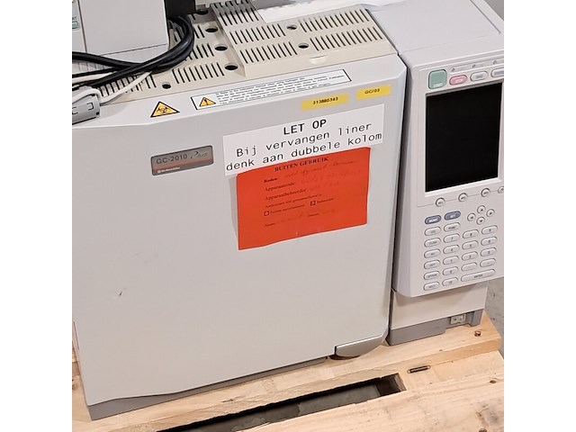 Gasmatochraaf met sampler, shimadzu, gc2010 plus - afbeelding 9 van  16