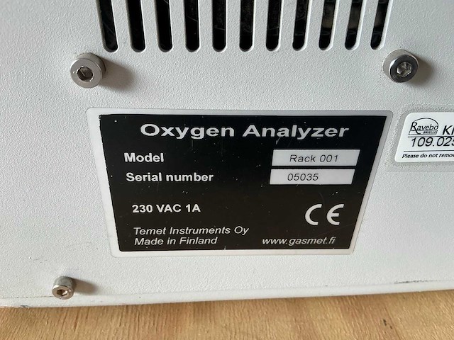 Gasmet enotec oxitec 5000 rack 001 gas analyzer - afbeelding 5 van  5