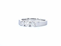 Gassan - gouden 3-steensring met gassan 121 natuurlijke diamanten - afbeelding 1 van  9
