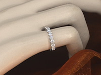 Gassan - witgouden alliance ring met 0.75 carat briljant geslepen diamanten - afbeelding 2 van  7