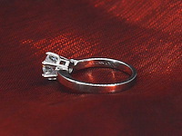 Gassan - witgouden solitair ring met 1.20 carat briljant geslepen diamant - afbeelding 3 van  11