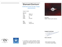 Gassan - witgouden solitair ring met 1.20 carat briljant geslepen diamant - afbeelding 5 van  11