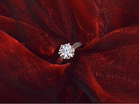Gassan - witgouden solitair ring met 1.20 carat briljant geslepen diamant - afbeelding 10 van  11