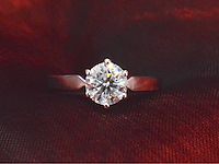 Gassan - witgouden solitair ring met 1.20 carat briljant geslepen diamant - afbeelding 11 van  11