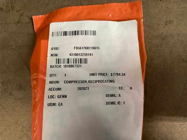 Gast piston air compressor - afbeelding 3 van  3