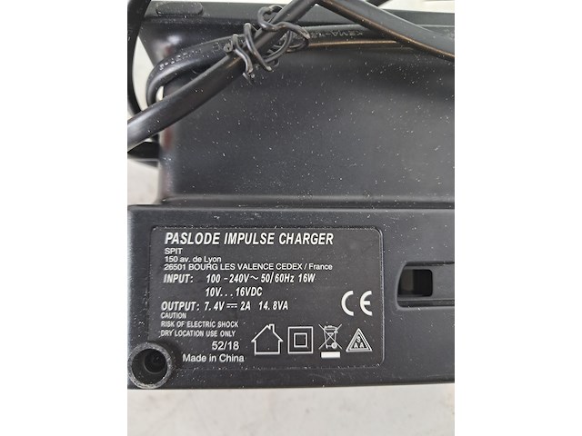 Gastacker snoerloos paslode, im350+ lithium, bouwjaar 2020 - afbeelding 5 van  15