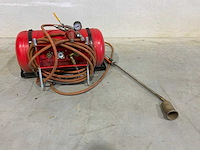 Gastank met sievert gasbrander - afbeelding 1 van  6