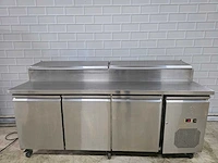 Gastro inox - 100010008 - rvs mobiele saladette - afbeelding 2 van  6