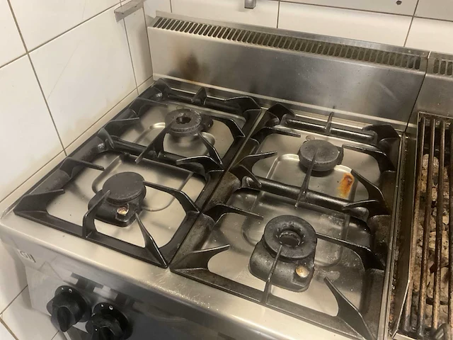 Gastro-inox - fornuis 70x105 cm - afbeelding 2 van  3
