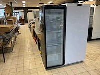 Gastro inox 204.203 glasdeur koelkast