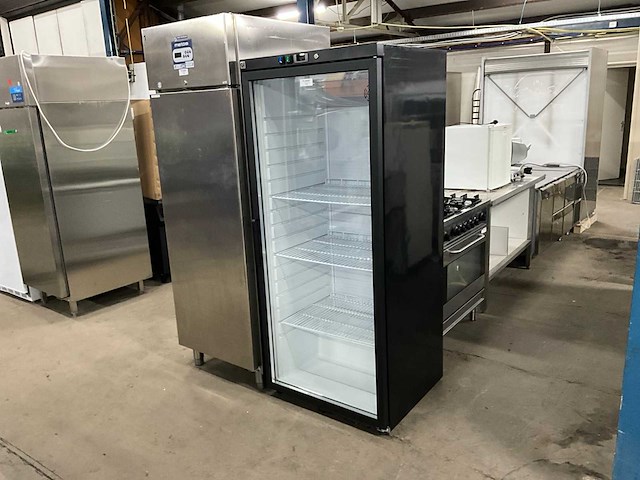 Gastro inox 204.204 glasdeur koelkast - afbeelding 1 van  9