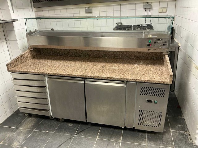 Gastro-inox pz2610tn pizza werkbank - afbeelding 2 van  7