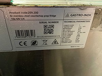 Gastro-inox pz2610tn pizza werkbank - afbeelding 6 van  7