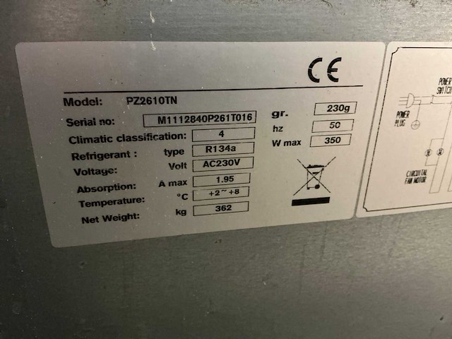 Gastro-inox pz2610tn pizza werkbank - afbeelding 7 van  7