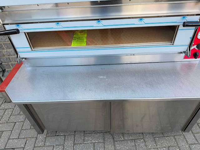 Gastro m - dubbel deks ongebruikt - pizza-oven - afbeelding 4 van  5