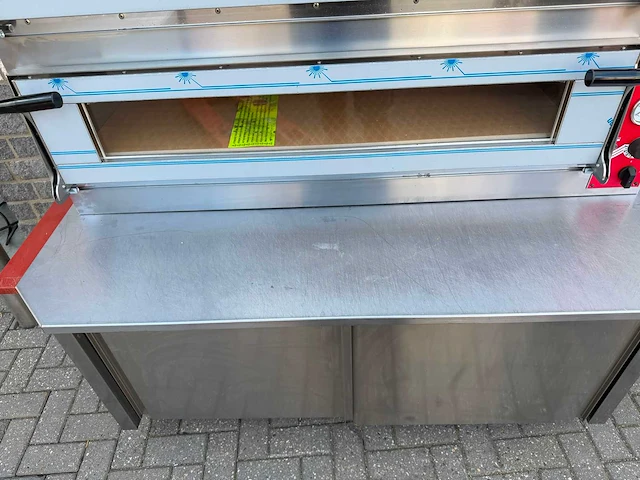 Gastro m - dubbel deks ongebruikt - pizza-oven - afbeelding 4 van  5