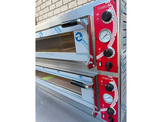 Gastro m - dubbel deks ongebruikt - pizza-oven - afbeelding 2 van  4