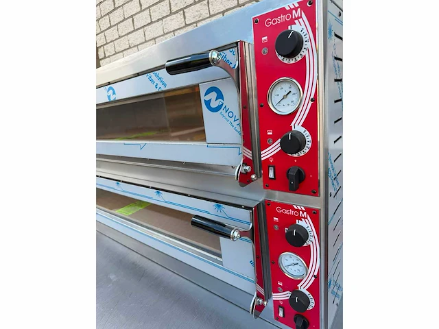 Gastro m - dubbel deks ongebruikt - pizza-oven - afbeelding 2 van  3