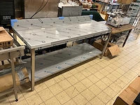 Gastro m rvs werktafel - afbeelding 2 van  6