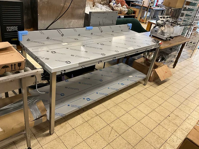 Gastro m rvs werktafel - afbeelding 1 van  6