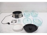 Gastroback 42510 design stoomkoker lcd-display 650 watt roestvrij staal - afbeelding 2 van  3