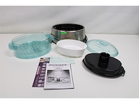 Gastroback 42510 stoomkoker lcd-display 650w roestvrij staal - afbeelding 2 van  3