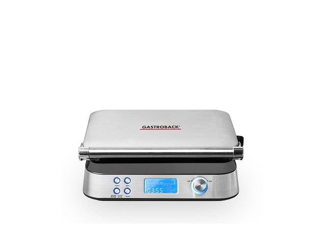 Gastroback advanced control wafelijzer 1600 w zwart zilver - afbeelding 1 van  4