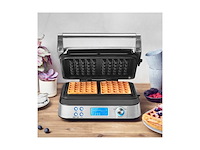 Gastroback advanced control wafelijzer 1600 w zwart zilver - afbeelding 3 van  4