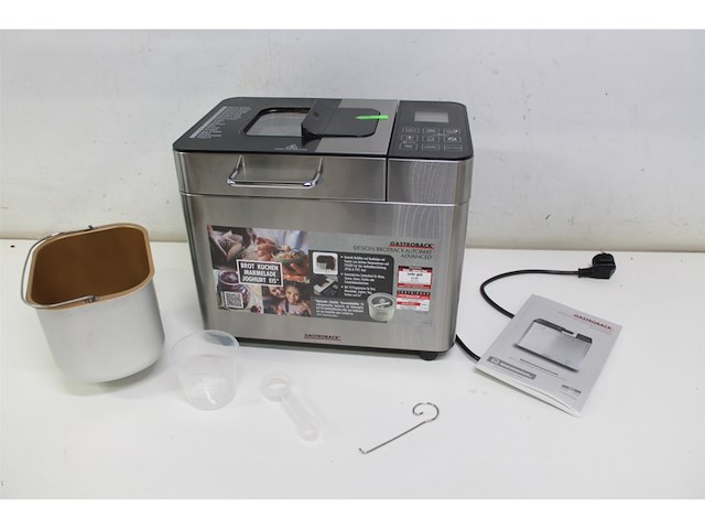 Gastroback design advanced broodbakmachine 500w zwart, roestvrij staal - afbeelding 4 van  5