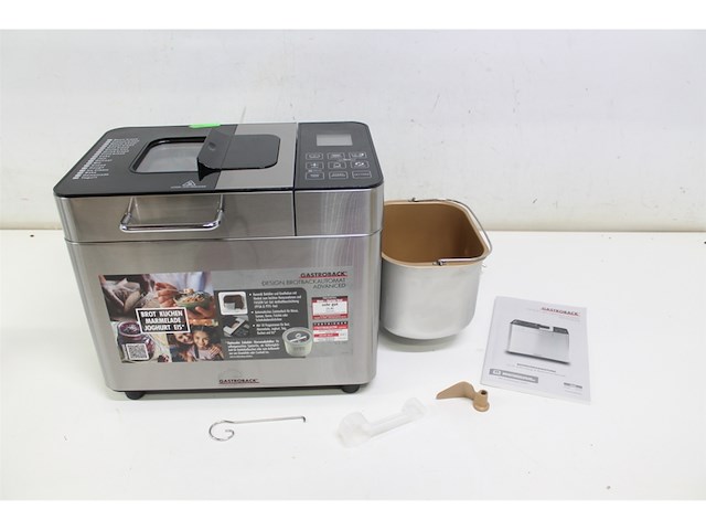 Gastroback design advanced broodbakmachine 500w zwart roestvrij staal - afbeelding 4 van  5