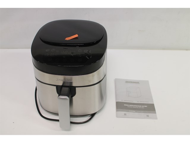 Gastroback design air pro enkel 3,7 l vrijstaand 1300w heteluchtfriteuse zwart, roestvrijstaal - afbeelding 3 van  4