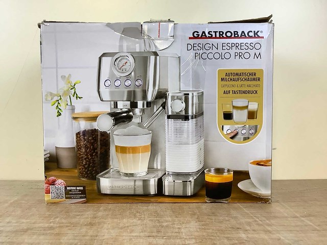 Gastroback design espresso piccolo pro m koffie- & espressomachines - afbeelding 2 van  6
