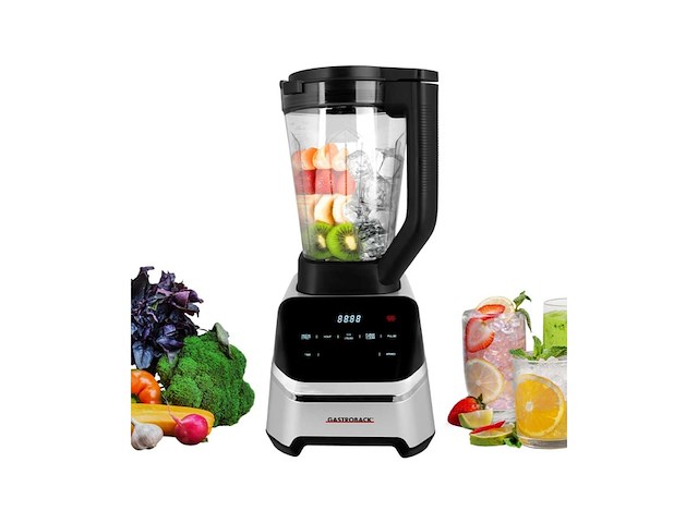 Gastroback design multi-power standmixer mix & soup 2000 w zwart roestvrijstaal - afbeelding 1 van  4