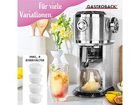 Gastroback slushmachine voor thuis ice shaver machine instelbare raspsterkte - afbeelding 3 van  6