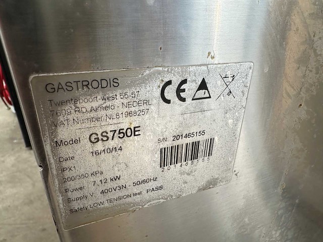 Gastrodis - gs750e - korvenvaatwasmachine - afbeelding 4 van  5
