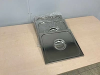 Gastrom 2/3 gn siliconen deksel (4x) - afbeelding 1 van  7